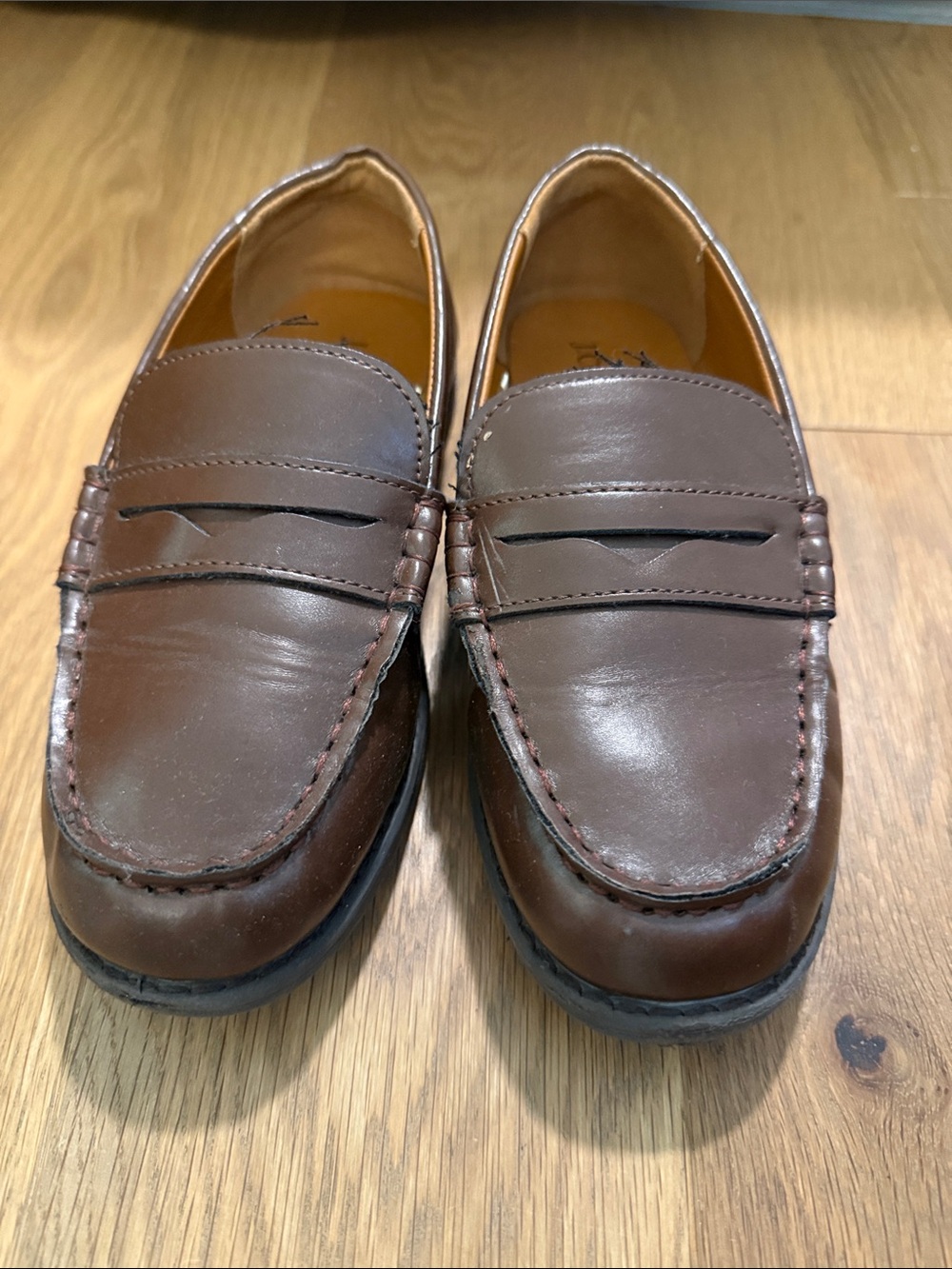 J. CREW Factory Boys Penny Loafers